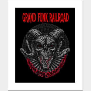 GRAND FUNK RAILROAD BAND MERCHANDISE Posters and Art